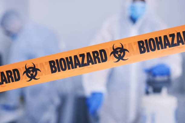 Professional Biohazard Cleanup technician working in DuPont, WA